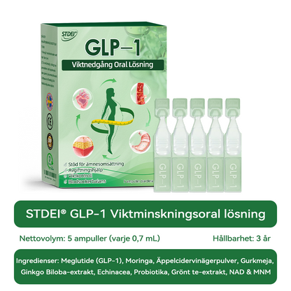 Total hälsa börjar här 🇸🇪 𝐒𝐓𝐃𝐄𝐈® 𝐆𝐋𝐏-𝟏 Ampull-droppar för viktminskning och häls förbättring🧨